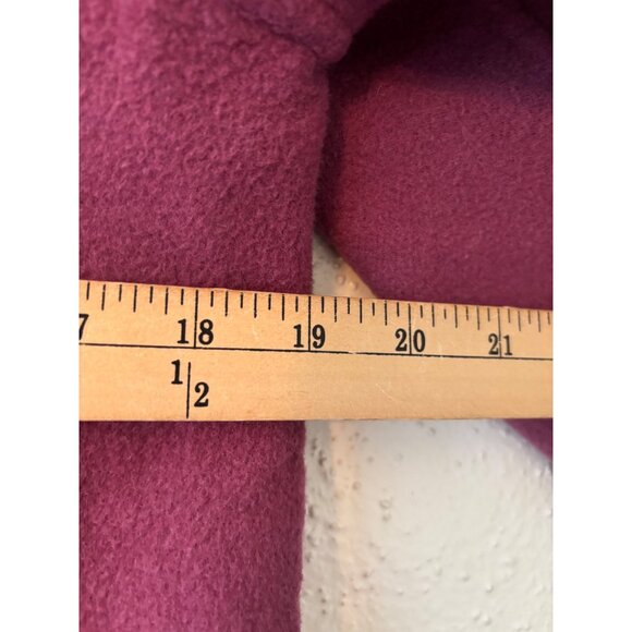 Massimo Dutti Womens Burgundy Wool Blend Long Coat Open Front Size M Side Pocket - Picture 9 of 11